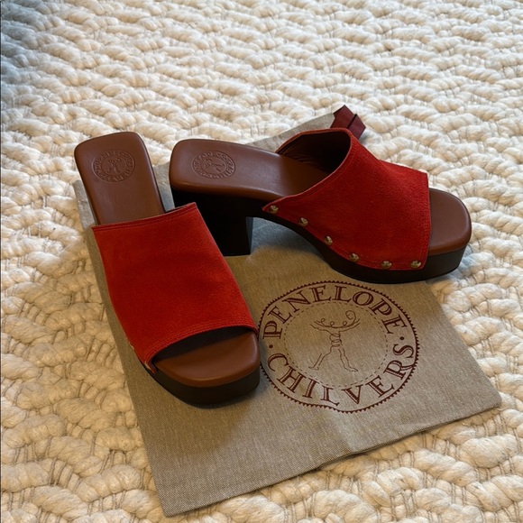 NWT! Penelope Chilvers Arusha Suede Muel - Picture 2 of 15